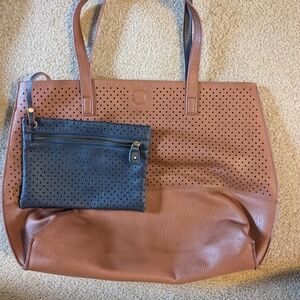 GH Bass Brown leather everyday bag